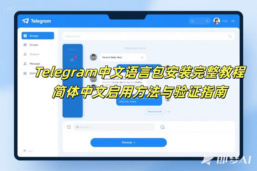 Telegram电报指南: Telegram中文版语言包怎么安装？简体中文启用方法指南