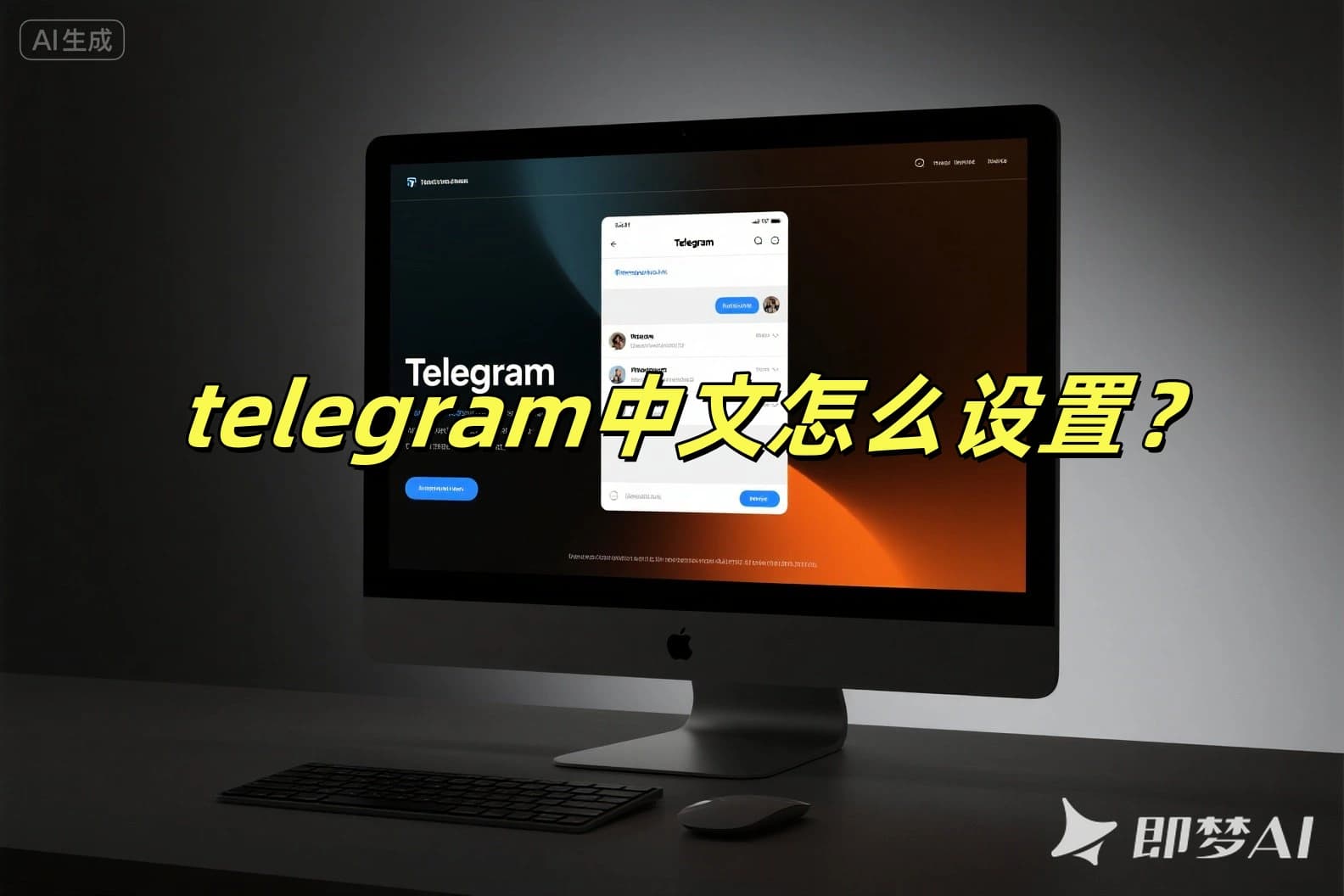 Telegram中文版中文怎么设置？